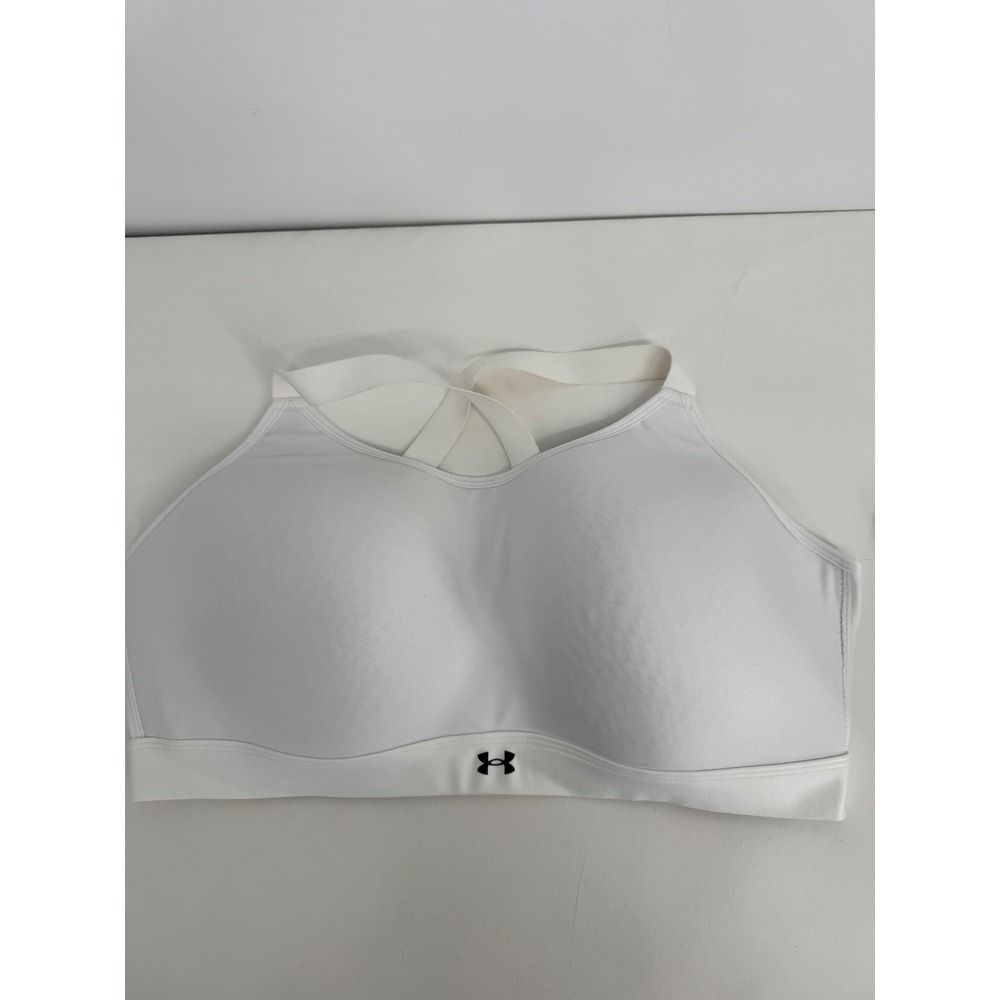 Under Armour High Support Sports Bra White Sz 3X Adjustable NWT Org $40